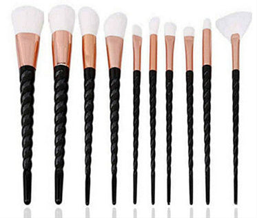 10-Piece Brush Set for Flawless, Professional Makeup Application