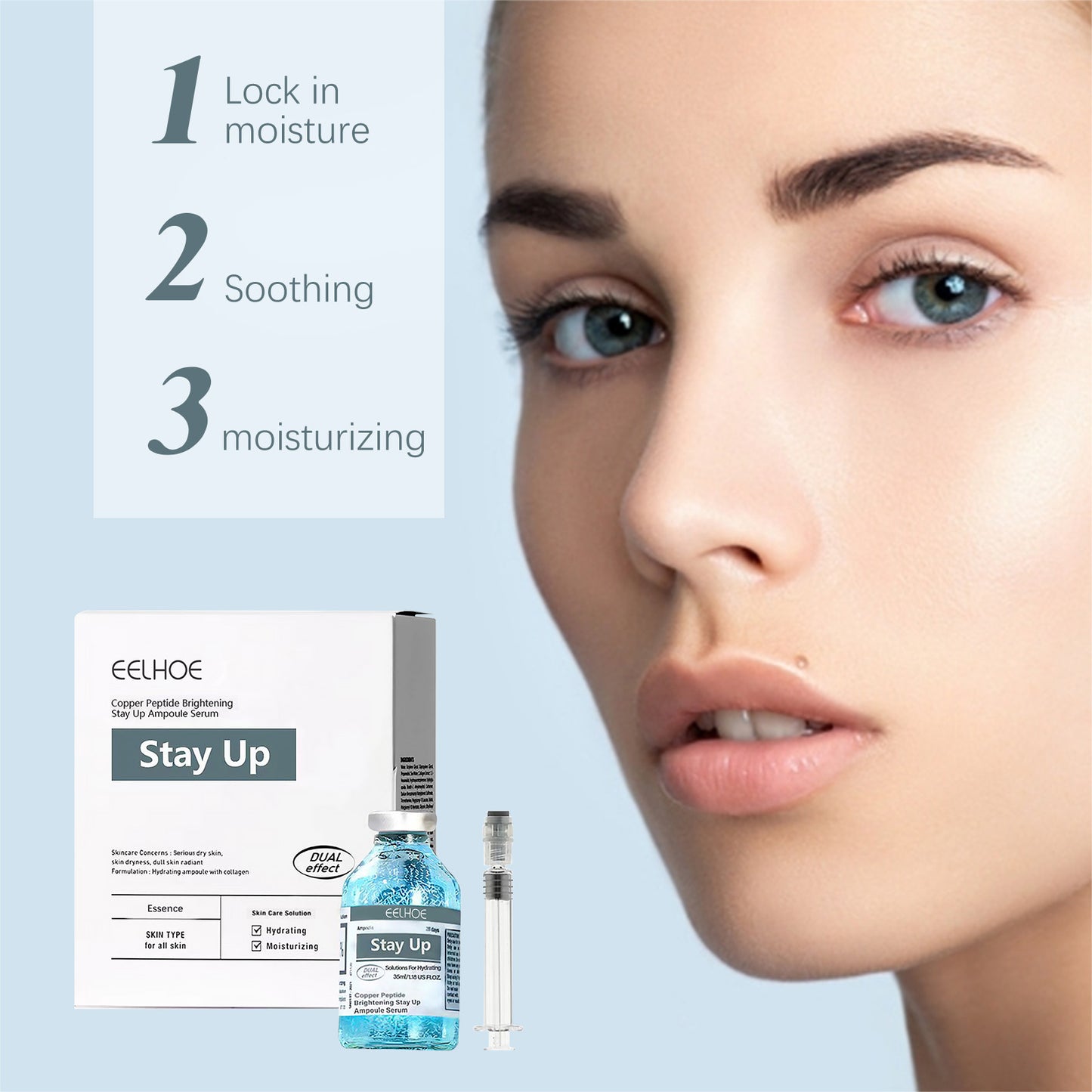 Hyaluronic Acid Serum for Deep Hydration and Skin Repair
