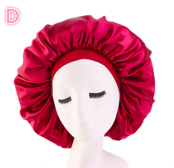 Silk Sleep Bonnet for Healthy, Shiny, and Tangle-Free Hair