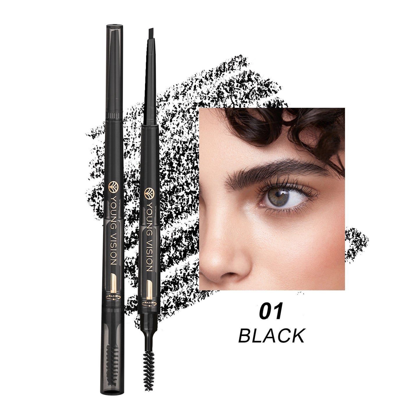 3-in-1 Brow Pencil for Perfectly Shaped, Natural Brows