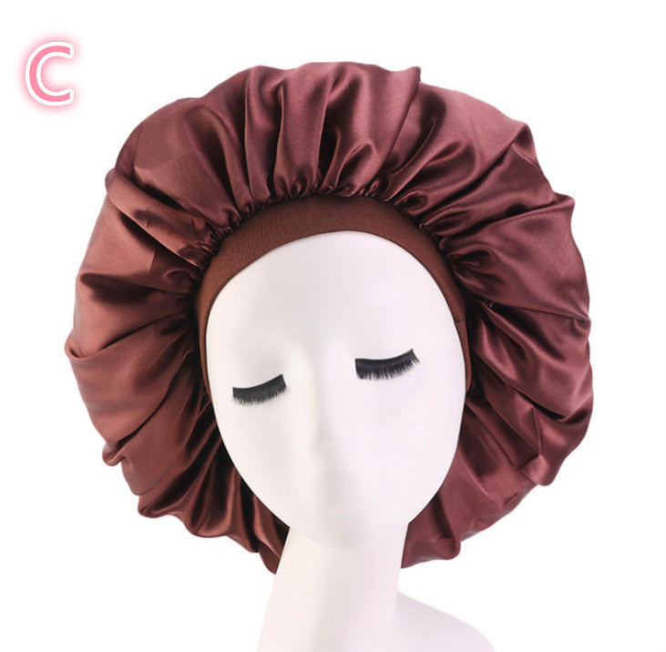 Silk Sleep Bonnet for Healthy, Shiny, and Tangle-Free Hair