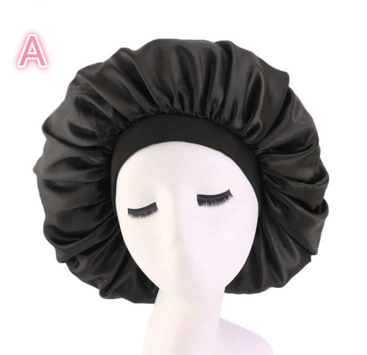 Silk Sleep Bonnet for Healthy, Shiny, and Tangle-Free Hair