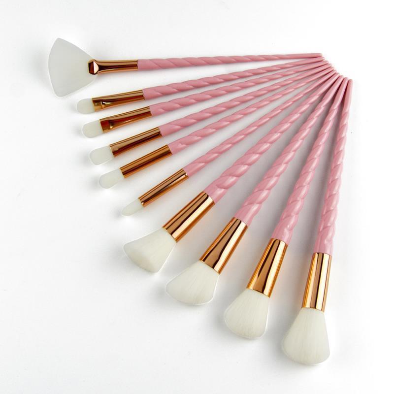 10-Piece Brush Set for Flawless, Professional Makeup Application
