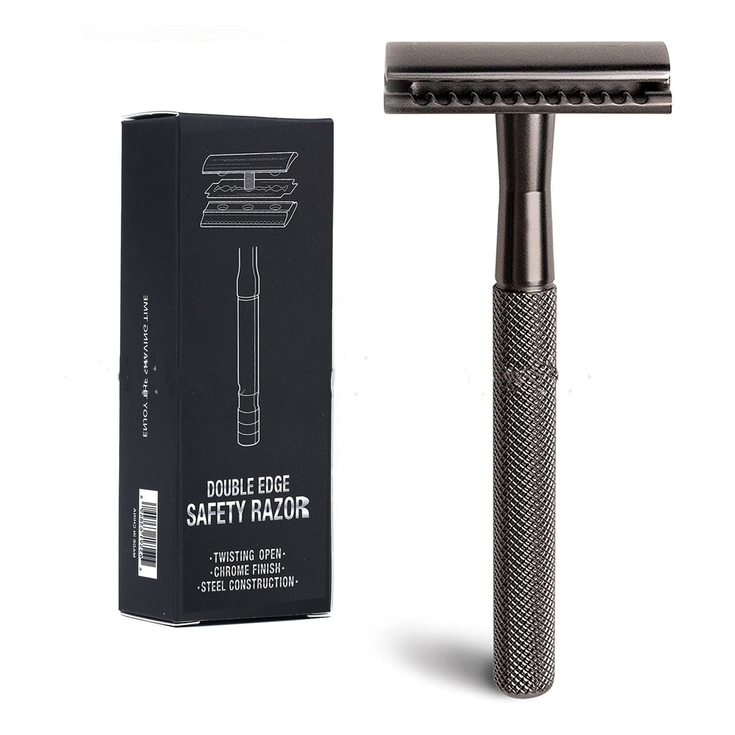 Metal Safety Razor for Classic, Safe, and Clean Shaving Experience