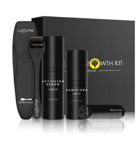 Beard Growth Kit for Faster Thicker Healthier Beard