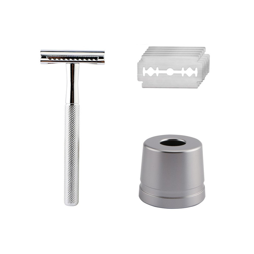 Metal Safety Razor for Classic, Safe, and Clean Shaving Experience