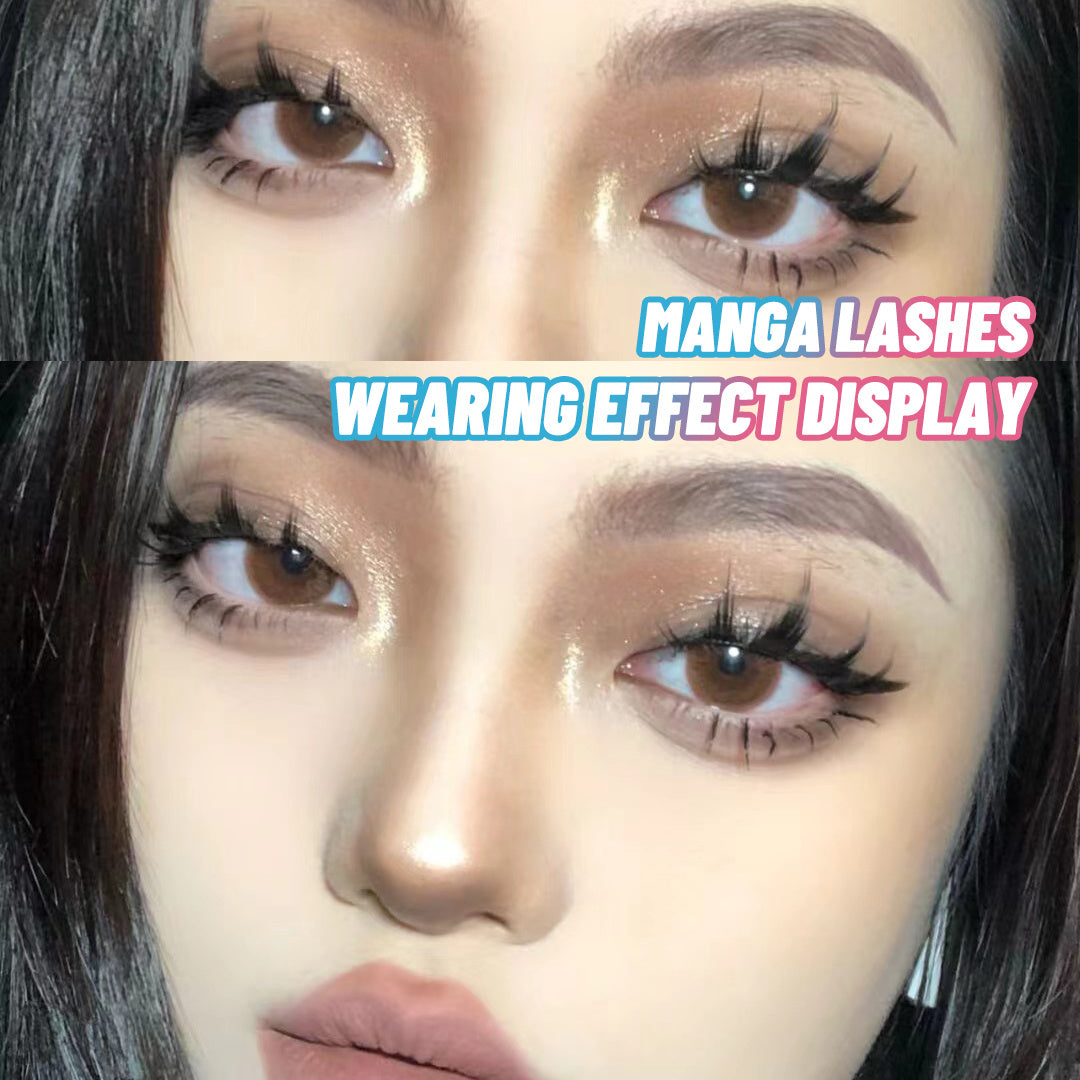 Natural Manga Lashes for Long, Voluminous, and Fluttery Eyes