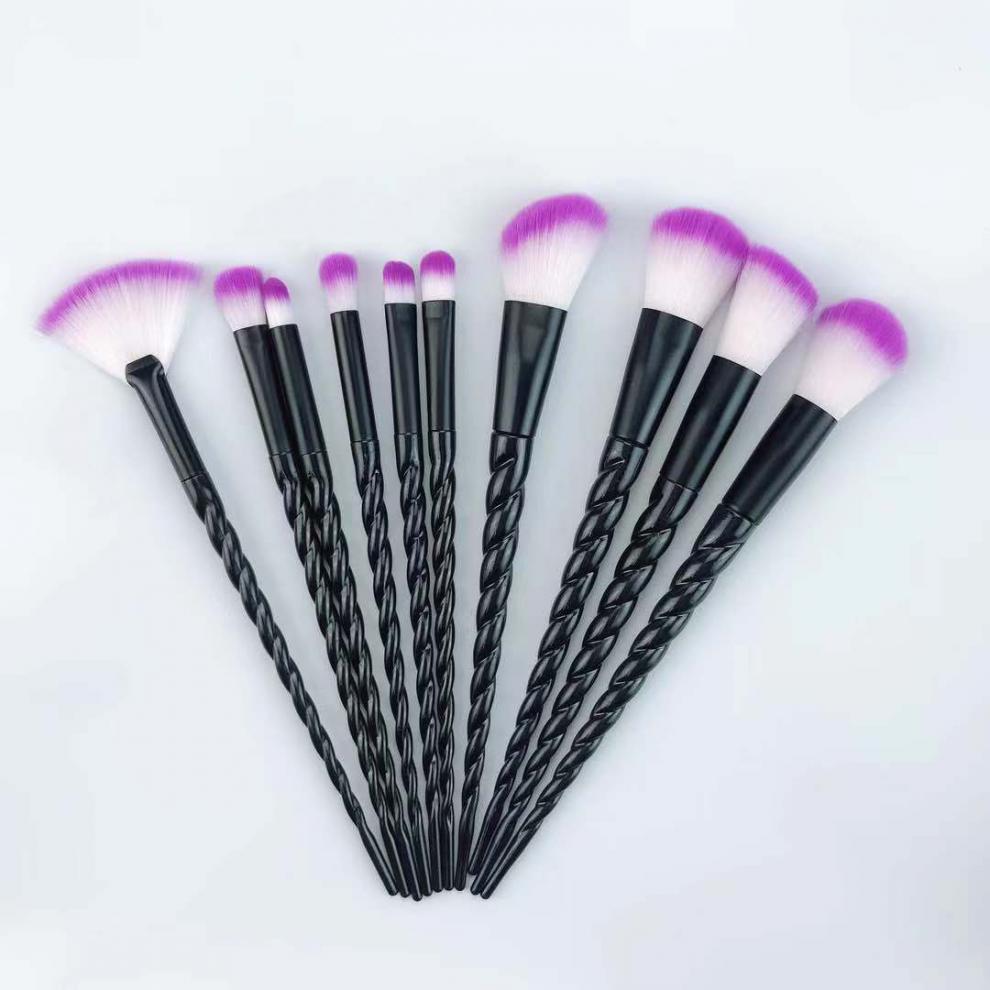 10-Piece Brush Set for Flawless, Professional Makeup Application