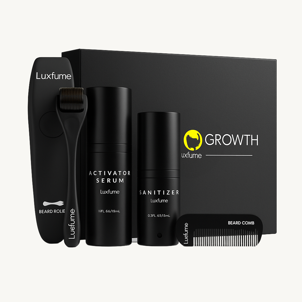 Beard Growth Kit for Faster Thicker Healthier Beard