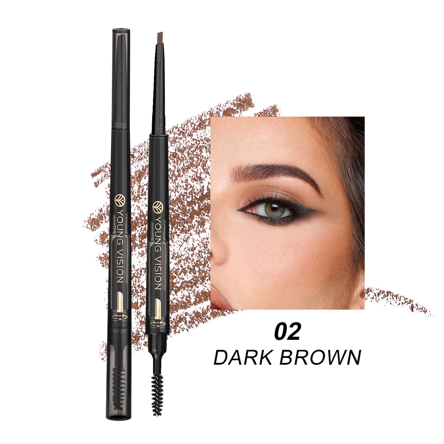3-in-1 Brow Pencil for Perfectly Shaped, Natural Brows