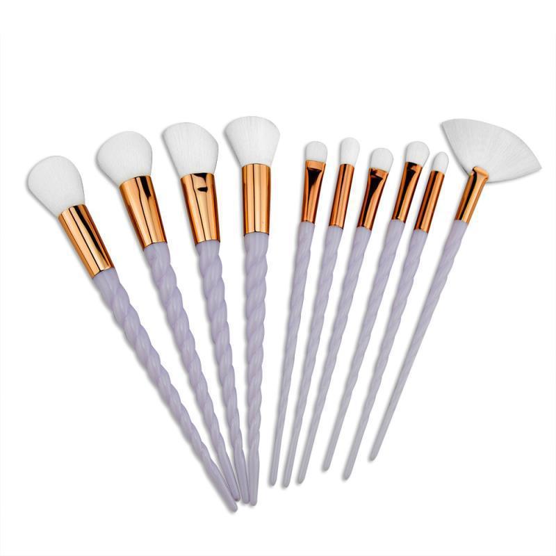 10-Piece Brush Set for Flawless, Professional Makeup Application