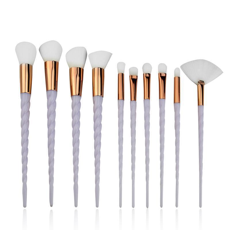 10-Piece Brush Set for Flawless, Professional Makeup Application