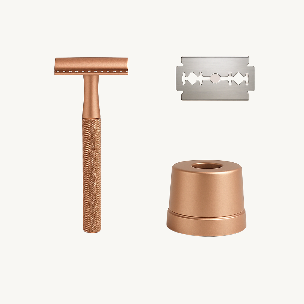 Metal Safety Razor for Classic, Safe, and Clean Shaving Experience