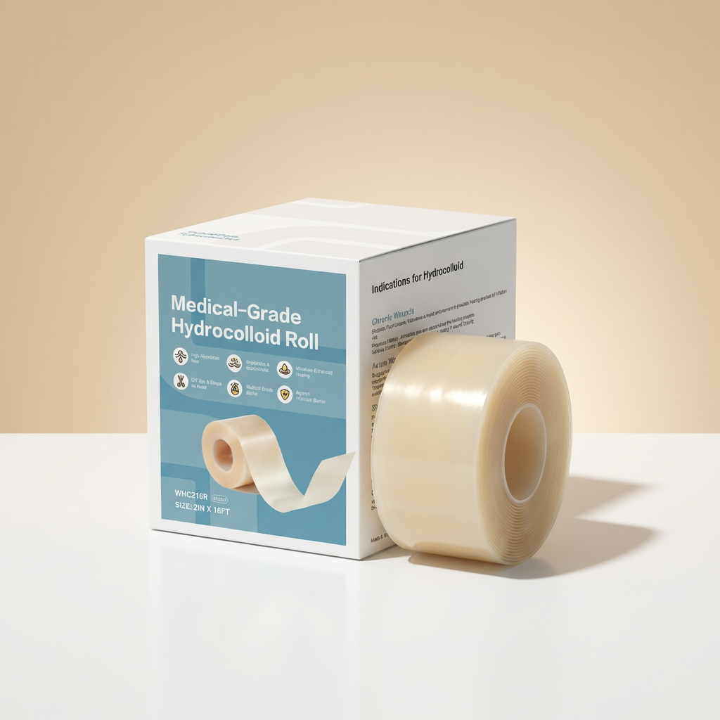 Ultra-Thin Hydrocolloid Acne Healing Roll – Medical-Grade Pimple Patch Tape (5×5cm)