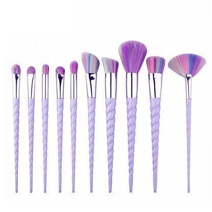 10-Piece Brush Set for Flawless, Professional Makeup Application