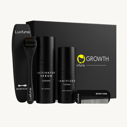 Beard Growth Kit for Faster Thicker Healthier Beard