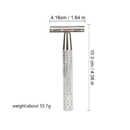 Metal Safety Razor for Classic, Safe, and Clean Shaving Experience